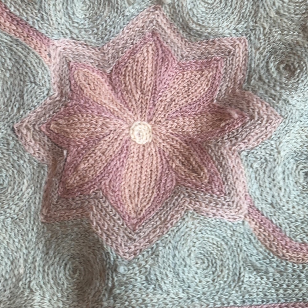 Chain Stitch Pillow Cover-17x13 - Picture 2 of 3